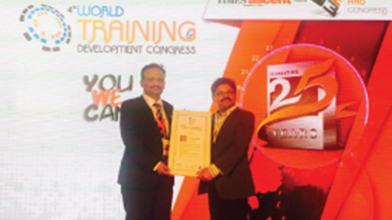 Global Training and Development Leadership Award, Mumbai, 2017